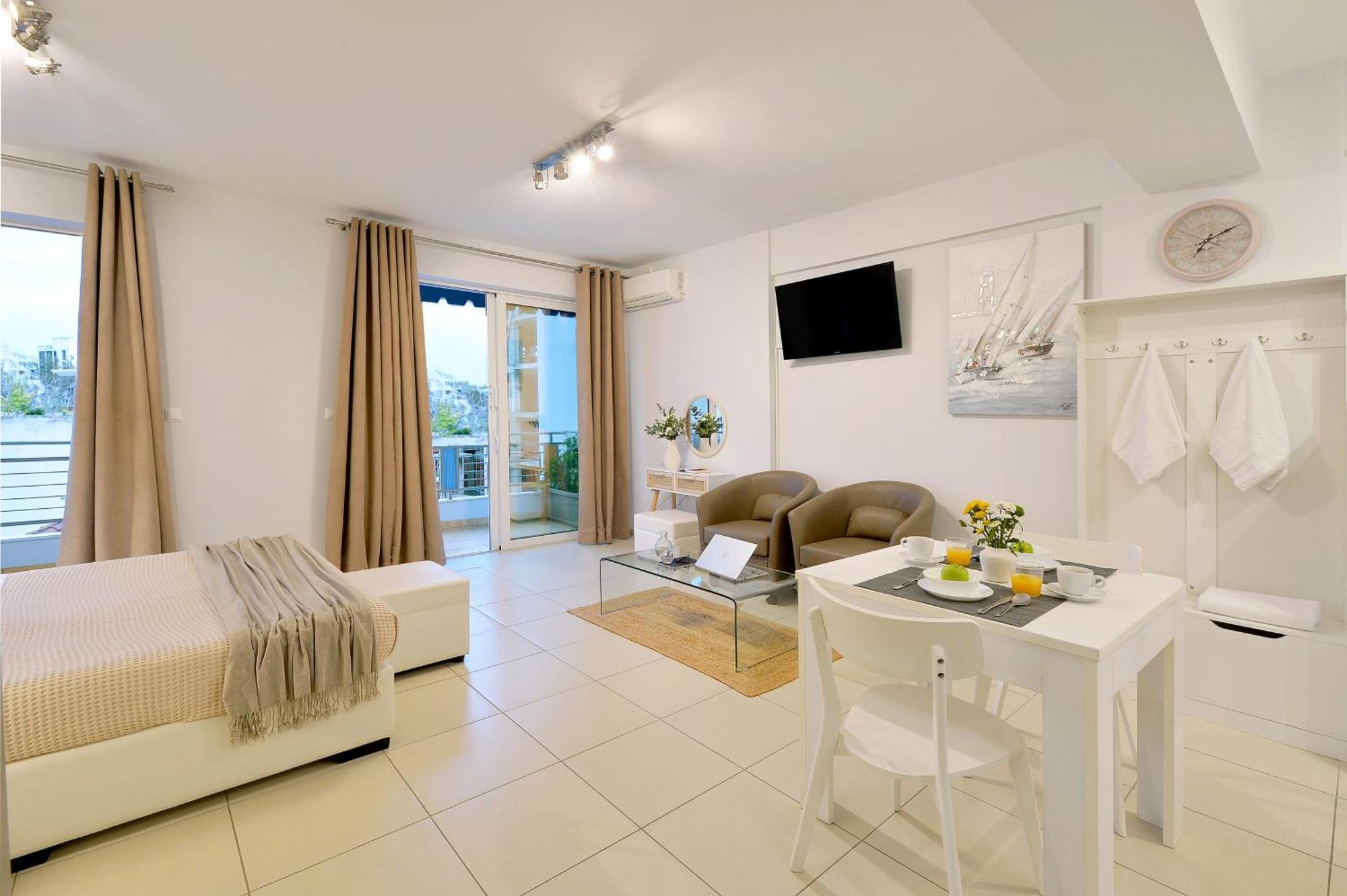 Alekos Apartments 1 Νetflix Atenas Habitación foto