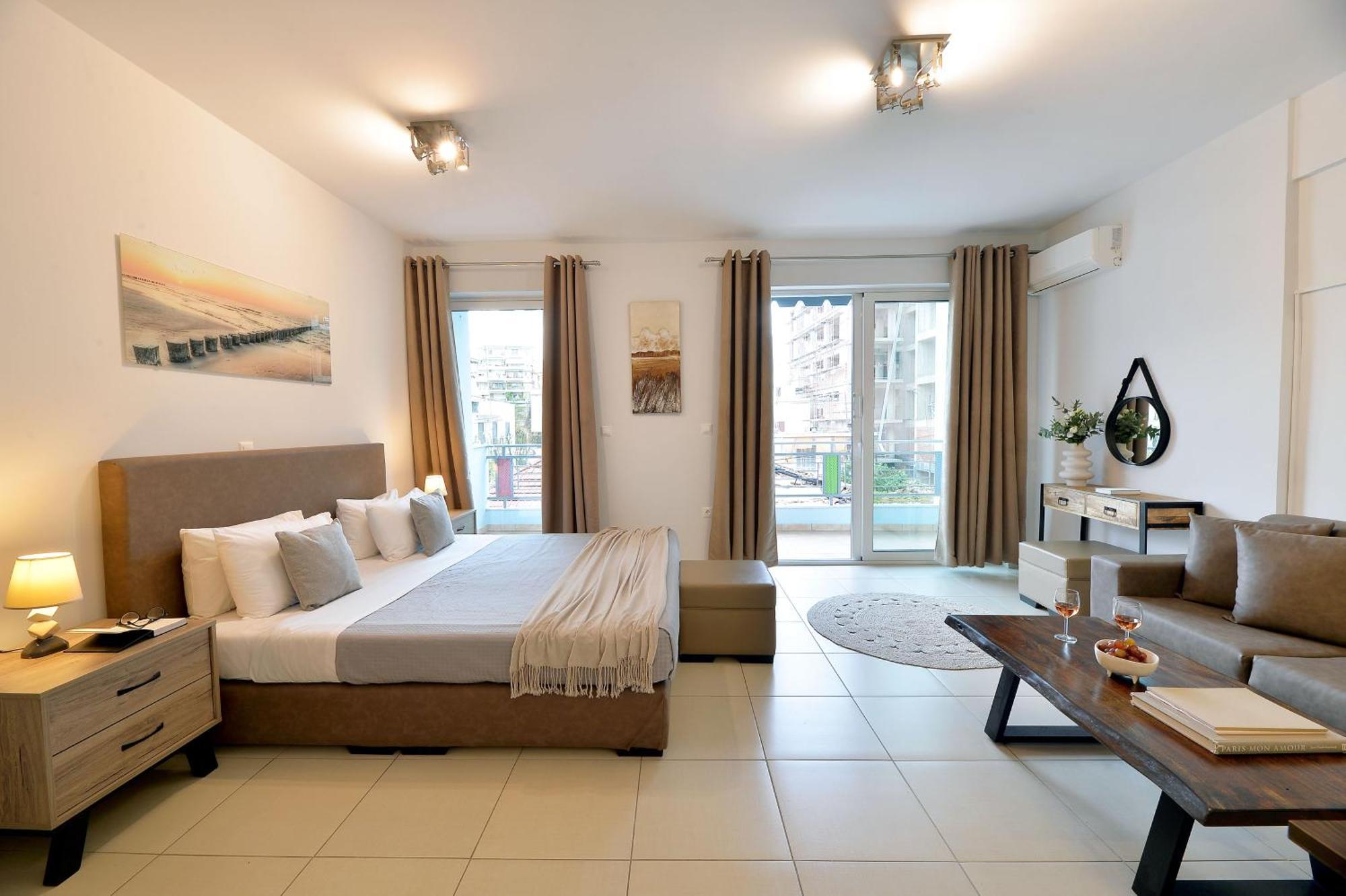 Alekos Apartments 1 Νetflix Atenas Habitación foto